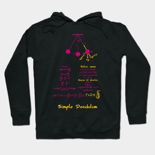 Physics T-shirt - Simple pendulum Colour Hoodie